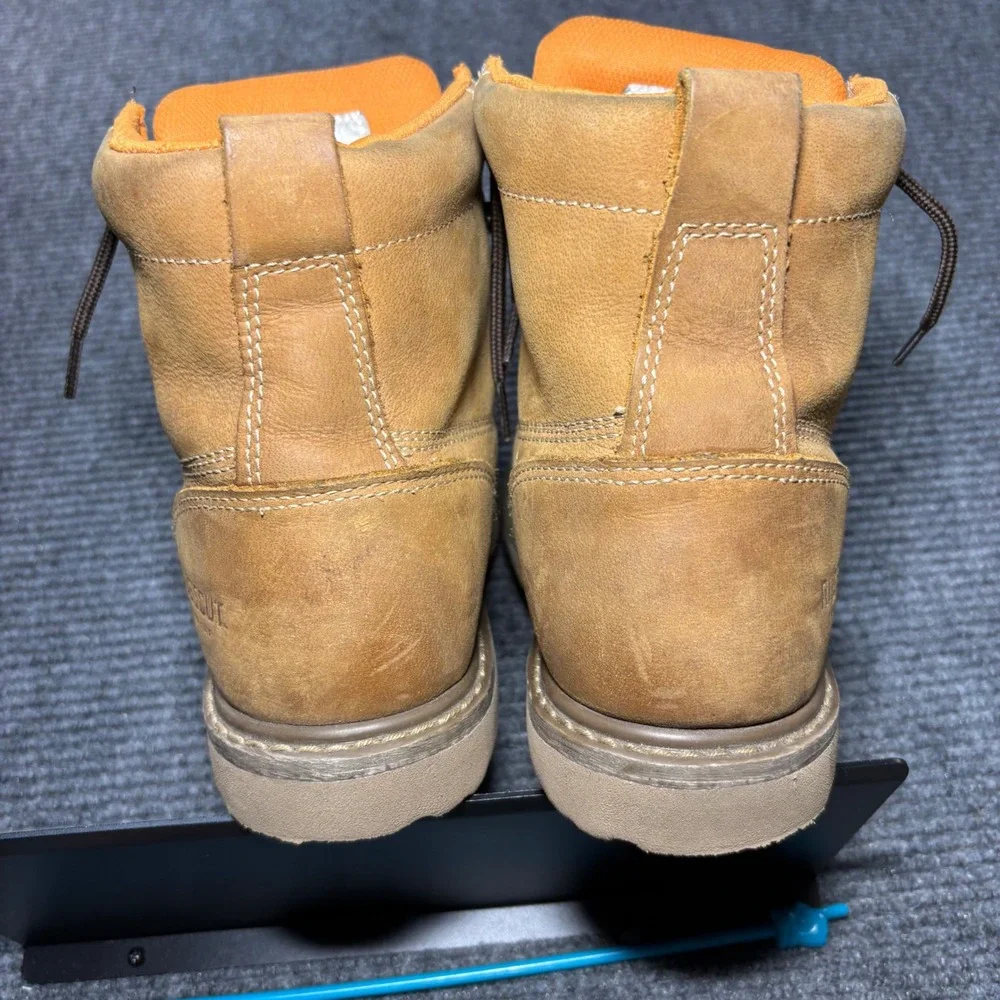 Ridgecut Toughwear Mens 10M Waterproof Work Boots Tan Leather Moc Toe YMF-2105